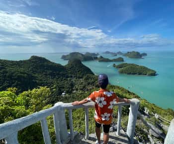 Koh Samui: Angthong Marine Park Speedboat Tour with Kayaking