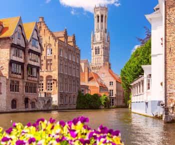 Z Brukseli: Brugia pociągiem z wycieczką z przewodnikiem i rejsem