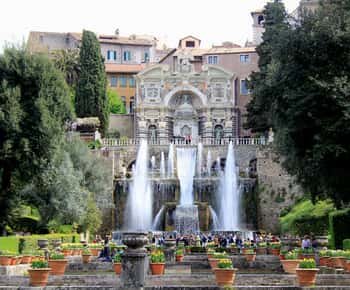 Desde Roma: Excursión de un día y almuerzo en Villa Adriana y Villa d'Este