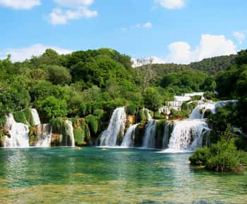 Split/Trogir: Dagtrip Nationaal Park Krka & Boot naar Skradin