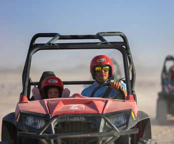 Hurghada: Woestijnsafari bij zonsondergang per duinbuggy