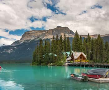 Banff/Canmore: Lago Esmeralda, cataratas Takakkaw, cañón Marble
