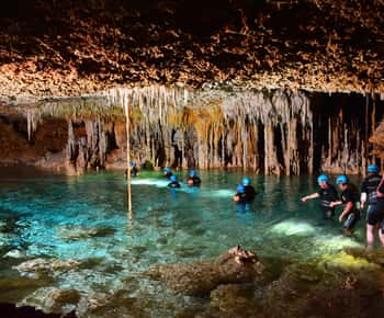 Cancun/Playa del Carmen: Bilety do Rio Secreto i lunch
