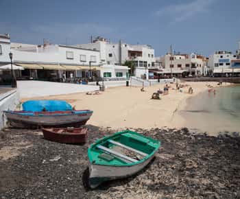 Van Lanzarote: Dagtrip naar Fuerteventura en Corralejo