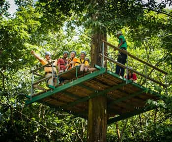 St Lucia Ultimate 3 Package: Aerial Tram Zip Line & Hiking