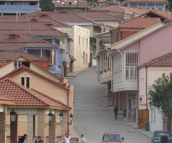 Kakheti. Sighnagi, Bodbe. Kindzmarauli Corporation. Telavi