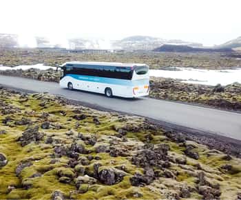 Från Reykjavik/Keflavik flygplats: 1-vägs Blue Lagoon Transfer