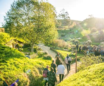 Auckland: Hobbiton Movie Set Day Trip ünnepi ebéddel