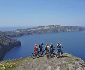 Santorini: Avventura in mountain bike elettrica