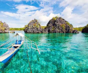 Coron: Excursão pelas ilhas Malcapuya, falésias costeiras e praia