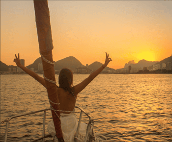 Rio de Janeiro: Passeio de barco ao pôr do sol