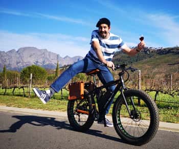 Franschhoek: Tour guiado de E-Bike pelas adegas