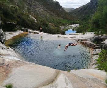 A partir do Porto: Caminhada e mergulho no Parque Nacional do Gerês