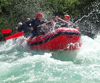 From Bovec: Premium Rafting on Soča River with Photo Service