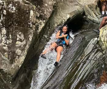 Fajardo: El Yunque-vandrutschebane, vandfald og rebgyngetur