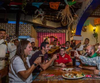 Cancún: Taco & lokale bierproeverij tour met vervoer