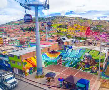 Bogotá's Barrios: El Paraíso Favela Tour köysiradalla.