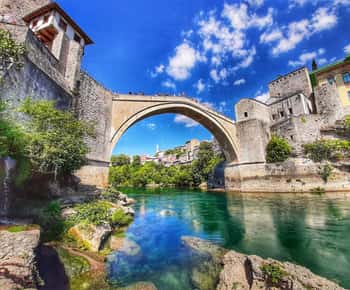 From Sarajevo: Mostar, Kravice Waterfalls and 4 Cities Tour