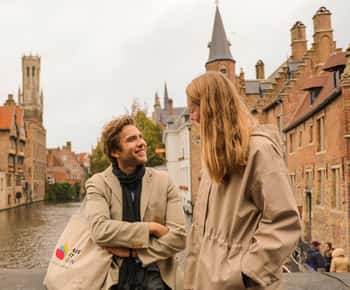 Vanuit Parijs: Dagtrip naar Brugge met optionele seizoenscruise
