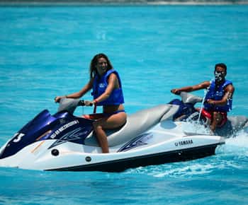 Cancún: Waverunner in de Nichupte-lagune