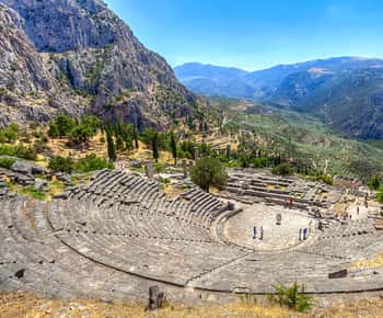 Geführter Rundgang durch Delphi und Eintrittskarte