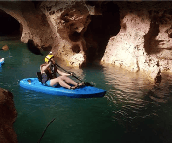Belize City: Cave Kayaking, Zipline and Crystal Cave Tour