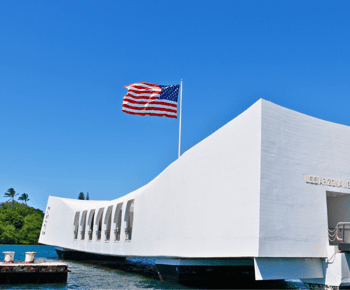 USS Arizonan muistomerkki - Honolulu City - Pearl Harbor Tour - Pearl Harbor -kierros