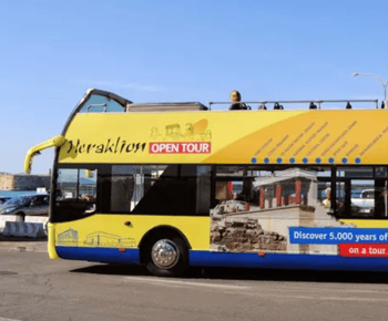 Heraklion: Hopp-på Hopp-av Open Top Buss Sightseeing-tur