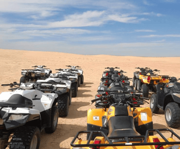 From Tozeur: 2-hour quad ride in the desert