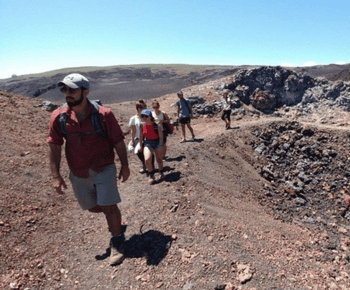 Tour a piedi al vulcano Sierra Negra e al vulcano Chico