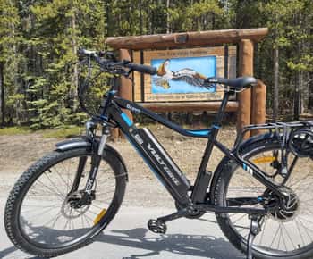 Banff: Passeio a pé e de bicicleta elétrica de 4 horas no Johnston Canyon