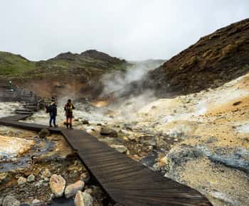 Reykjavík: Vulkanområdet-Grindavík, varma källor och lavafält