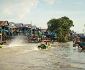 Au départ de Siem Reap : Tour en bateau du village flottant de Kampong Phluk