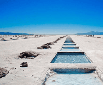 From Jujuy: Salinas Grandes with Purmamarca