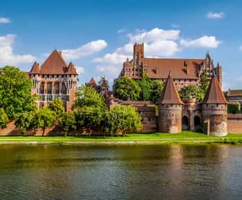Från Gdansk: Halvdagstur till slottet Malbork med Audioguide