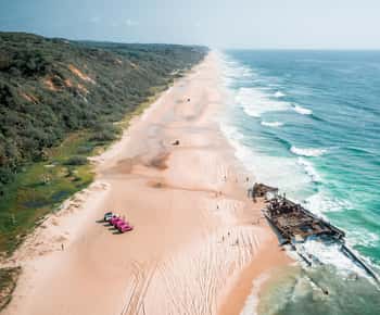 Hervey Bay to K'gari/Fraser Island 2-Day Tour (Beach House)