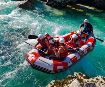 Soca-rivier, Slovenië: Wildwatervaren