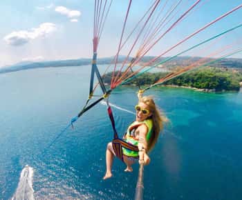Corfu: Parasailing Adventure Near Corfu Town
