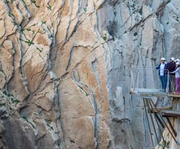 De Sevilha: Viagem de 1 dia com guia pelo Caminito del Rey