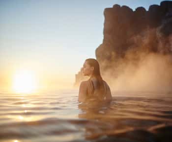 Au départ de Reykjavik : Visite guidée du Cercle d'Or et visite du Sky Lagoon