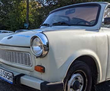 Schkeuditz: aluguel de Trabant antigo da Alemanha Oriental por 4 horas