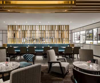 Aeropuerto TPE Taiwán Taoyuan: entrada a la sala Premium