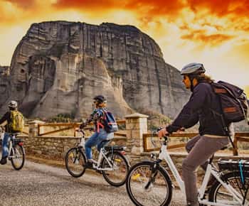 Meteora Sunset Tour on E-bikes