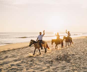 Puerto Escondido: Paardrij tour bij zonsondergang