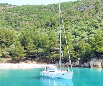 Insel Thassos: Segeltag Kreuzfahrt Bier & Snack