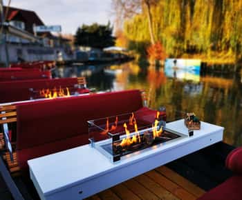 Burg: Spreewald Winter Cruise with Fireplace
