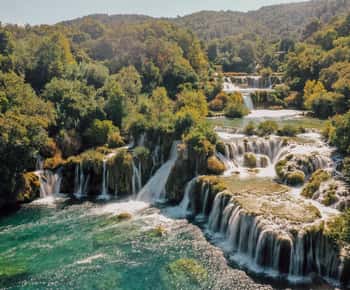 Split: Krka watervallen tour, rondvaart en zwemmen