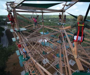 San Antonio: Twisted Trails Zip Rails, Ropes & Climbing Wall