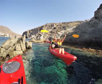 San José: Kajak- und Schnorcheltour im Naturpark Cabo de Gata