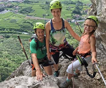 Arco: Via Ferrata - lezecká túra pro rodiny s dětmi